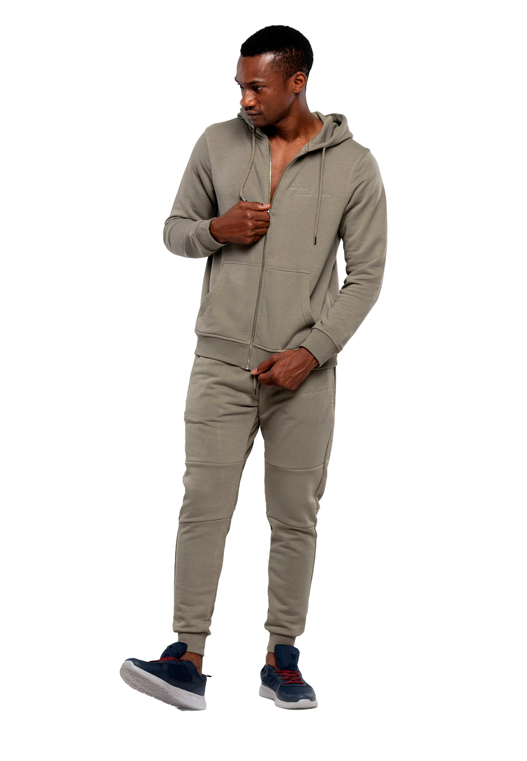 Tom Barron Men's Full Zipper Casual Tracksuit