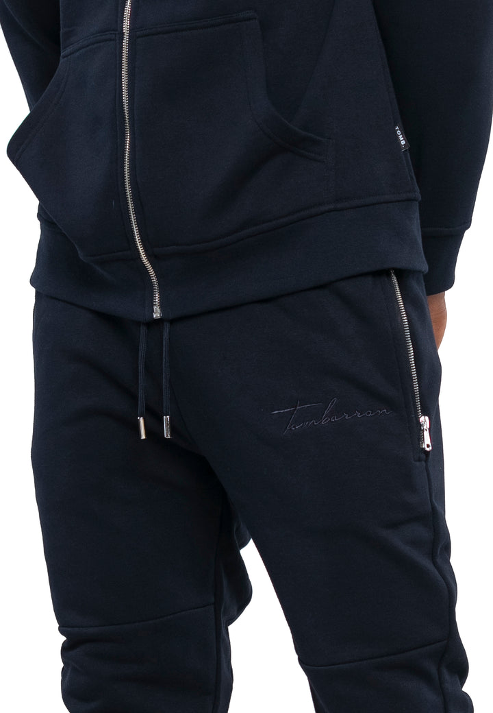 SET FELPA E PANTALONI DA UOMO REGULAR FIT ZIPPER ANTRACID