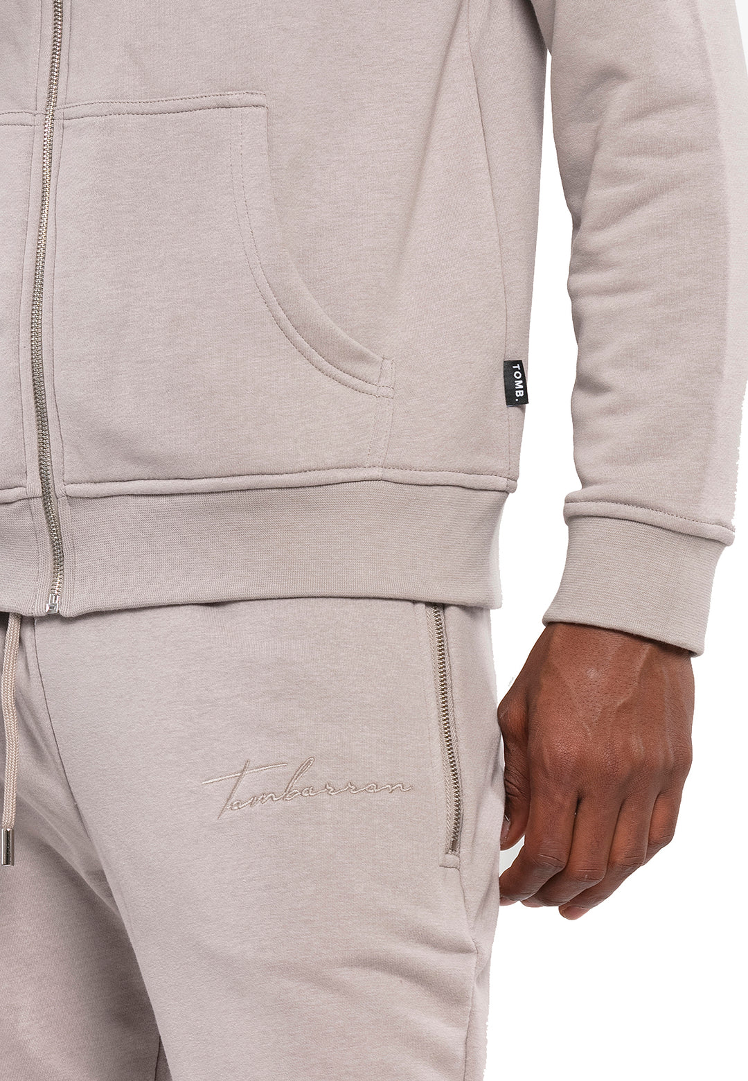 SET FELPA E PANTALONI DA UOMO REGULAR FIT ZIPPER ANTRACID