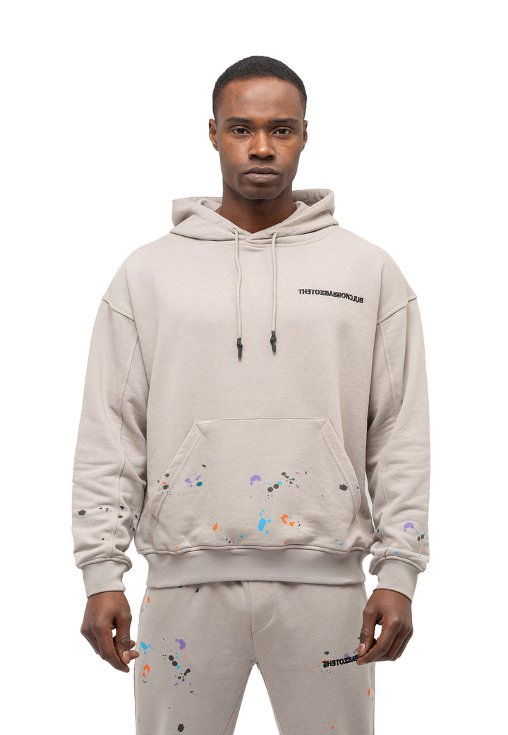 Tom Barron Men's Paint Splatter Casual Tracksuit Oversize