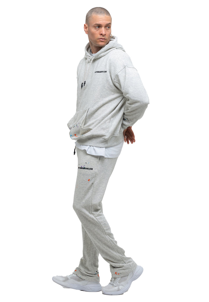 Tom Barron Men's Paint Splatter Casual Tracksuit Oversize