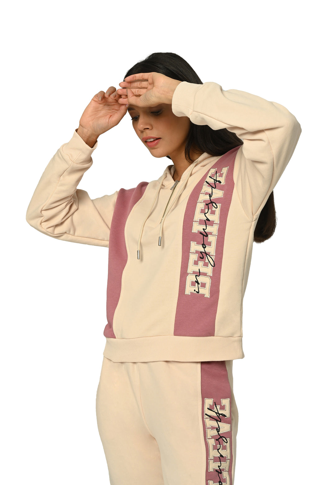 Tom Barron Ladies Believe Appliqué Half-Zip Tracksuit