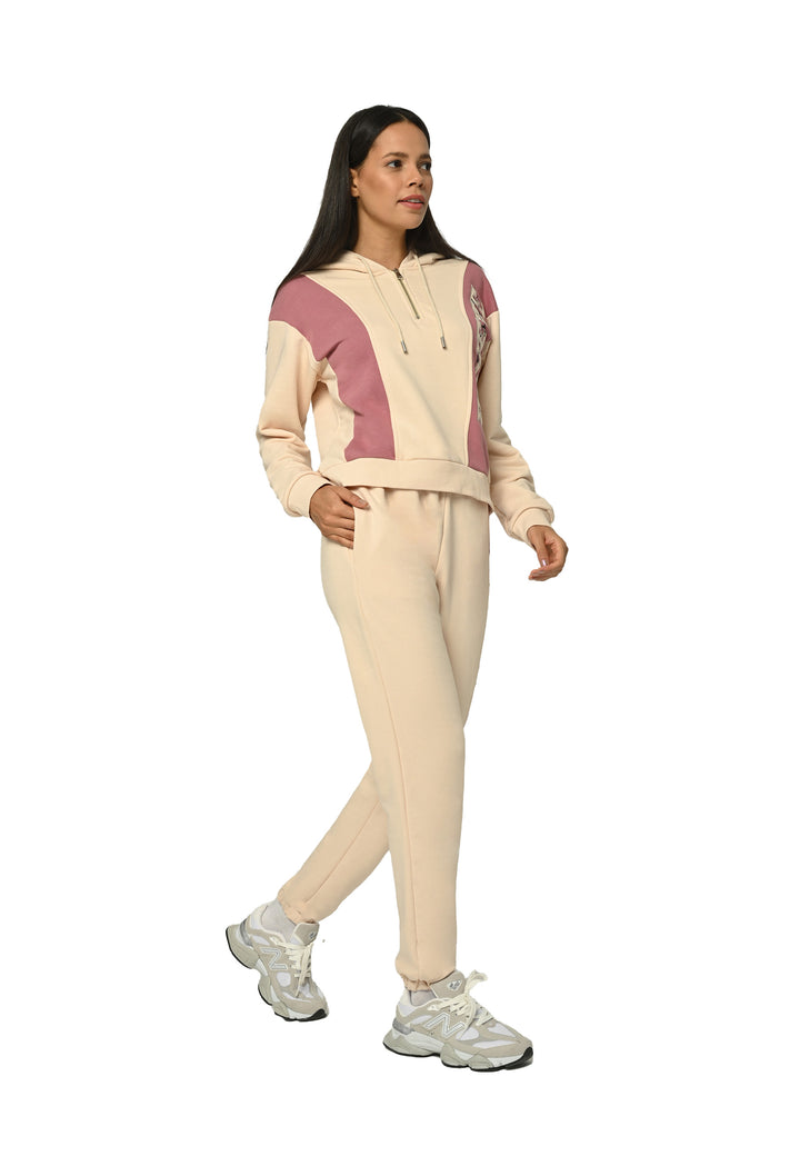 Tom Barron Ladies Believe Appliqué Half-Zip Tracksuit