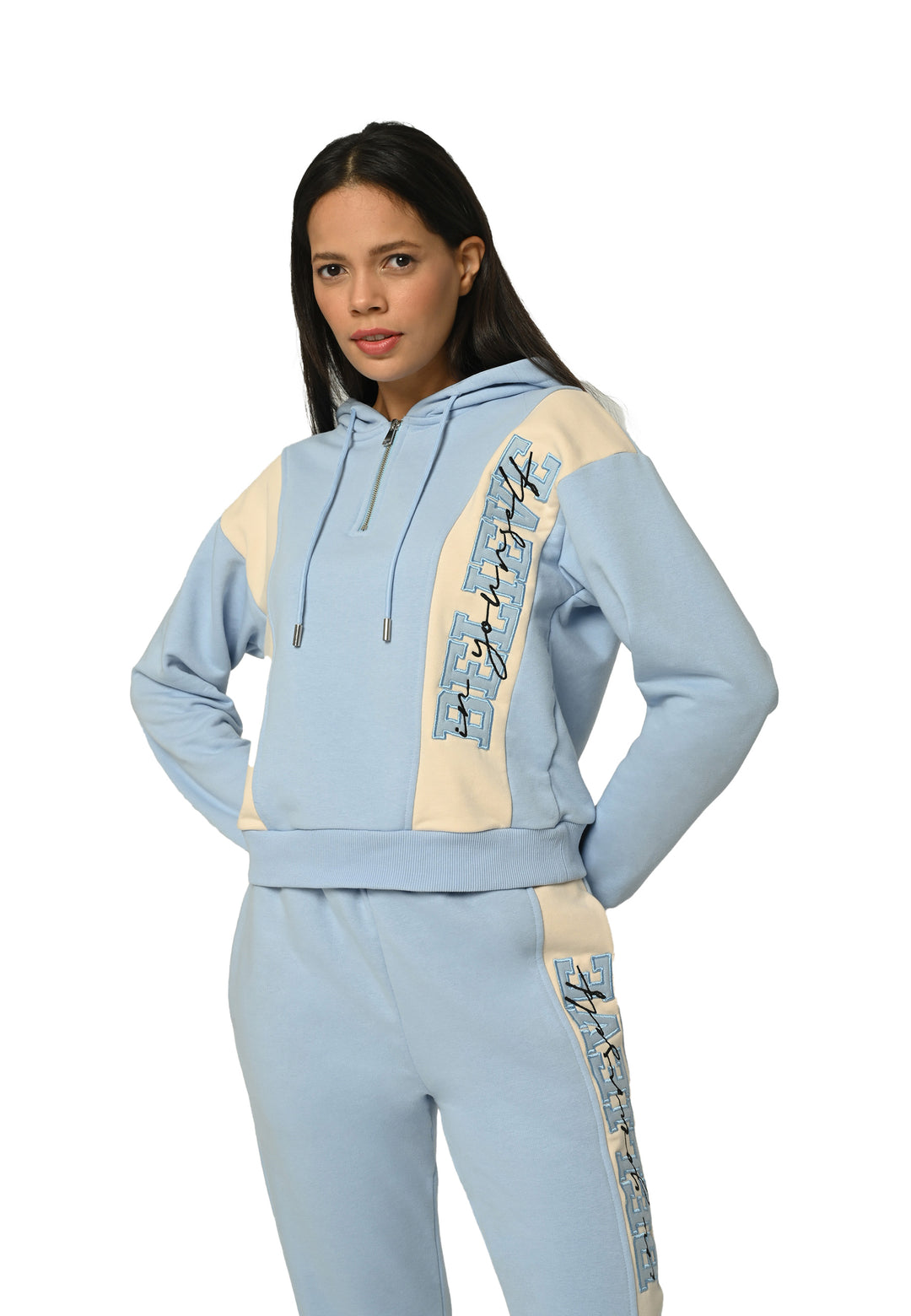 Tom Barron Ladies Believe Appliqué Half-Zip Tracksuit